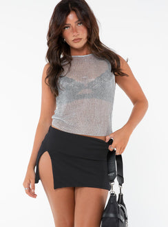 product Bold Move Mini Skirt Black Petite Princess Polly  Mini Skirts 