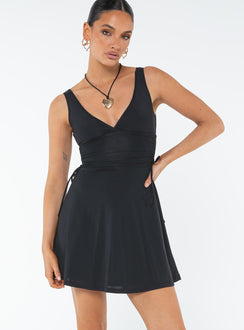 product Princess Polly Plunger  Payne Mini Dress Black