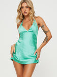 Maris Mini Dress Turquoise