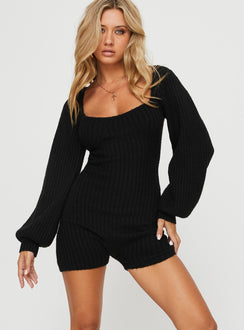 Bohemia Romper Black