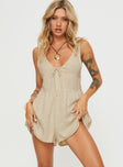 Mackellar Romper Beige