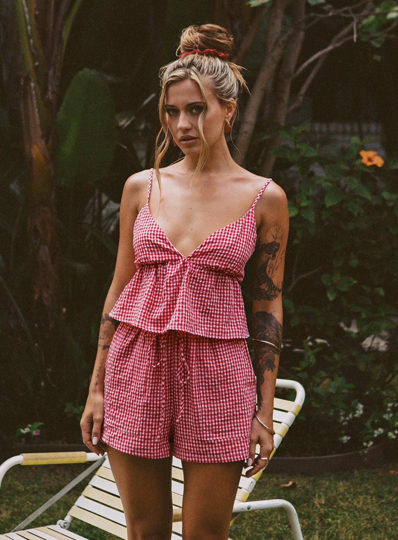 Lille Set Red Gingham | Princess Polly