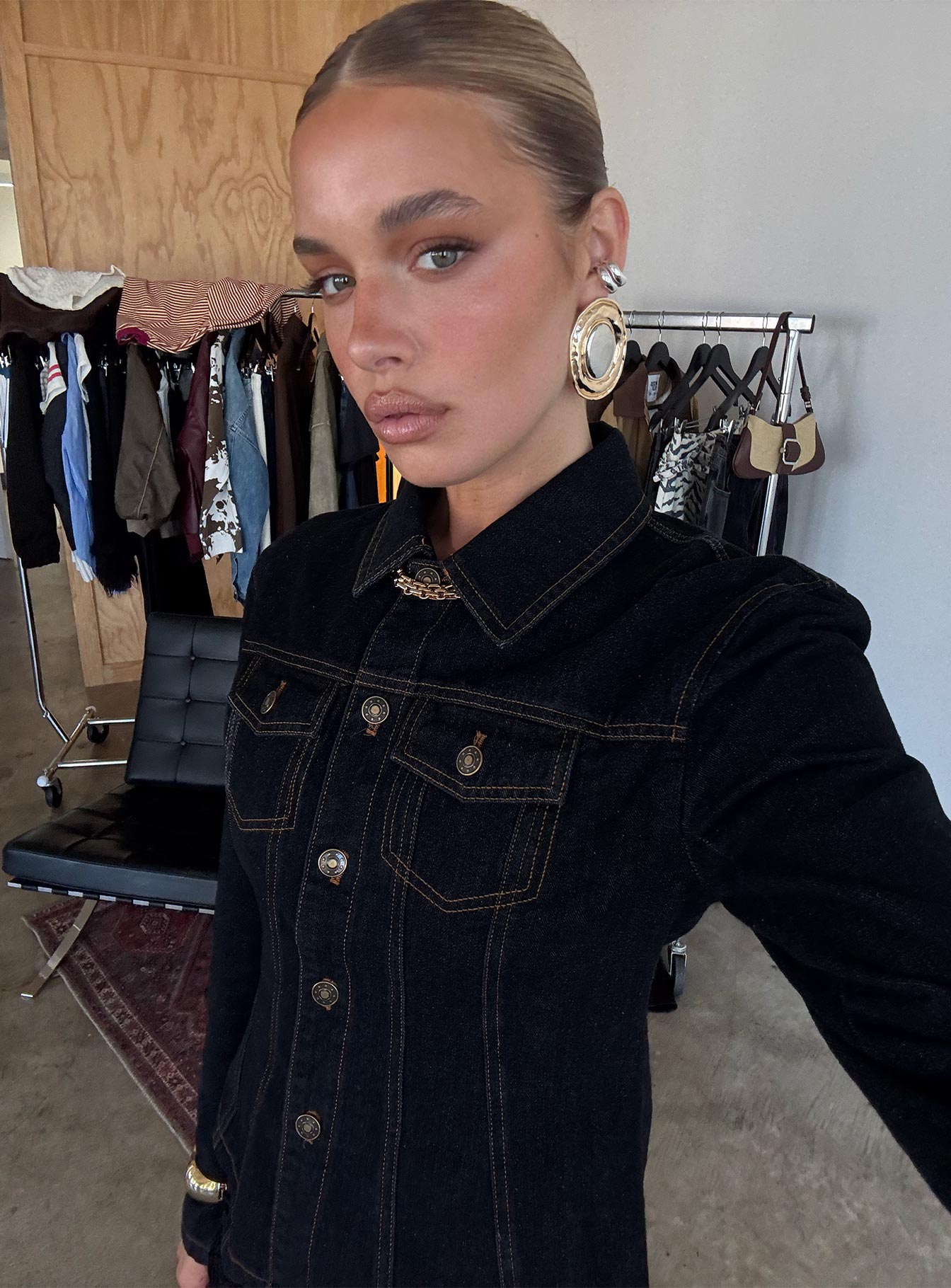 Rider Denim Jacket Dark Denim