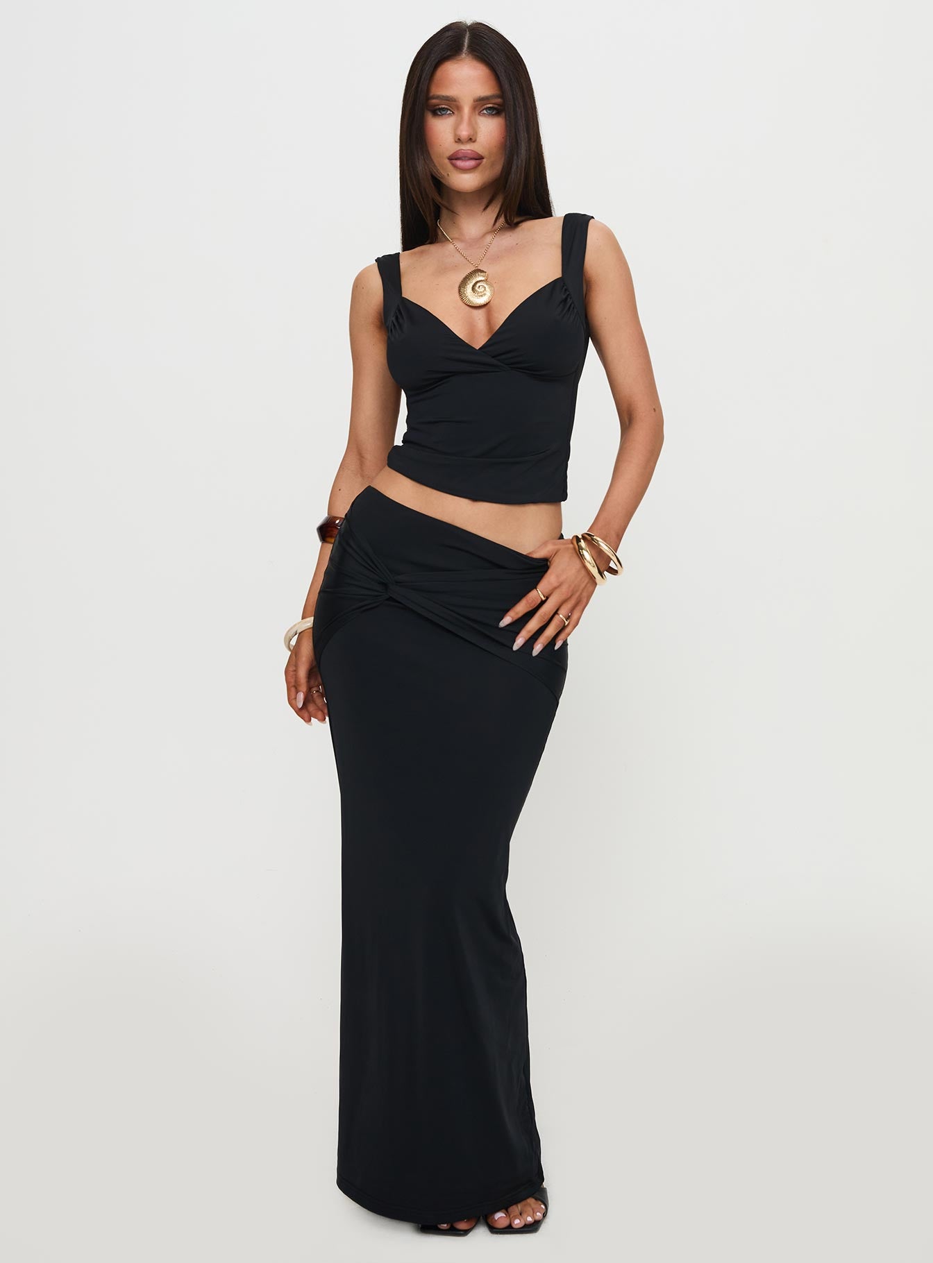 Jaymie Tie Back Set Black