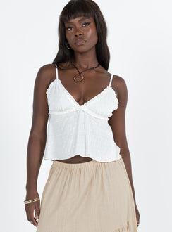 product Princess Polly Sleeveless Square Neck  Yeara Cami Ivory