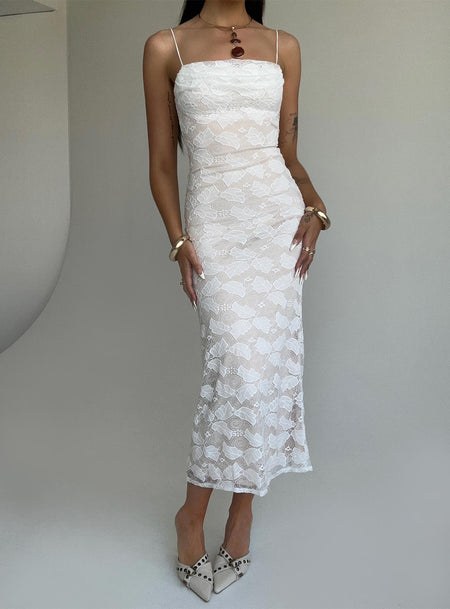 Azra Maxi Dress White