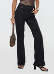 Aislyn Flare Pant Black