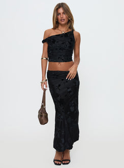 Look At You Go Asymmetrical Set Black