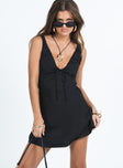 product Princess Polly High Neck  Bareena Mini Dress Black