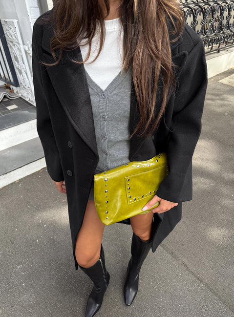 Inferno Longline Coat Black