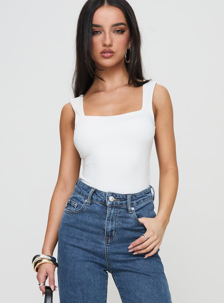 Karissa Bodysuit White