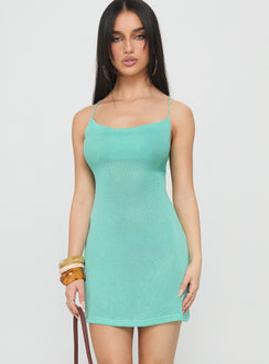 Cote Mini Dress Aqua