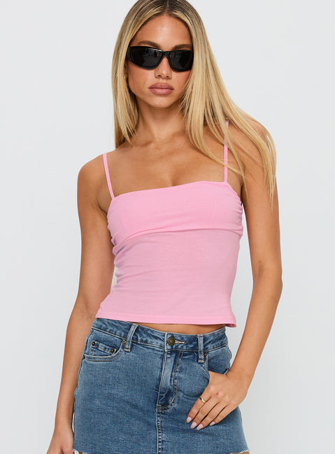 Race My Mind Top Pink