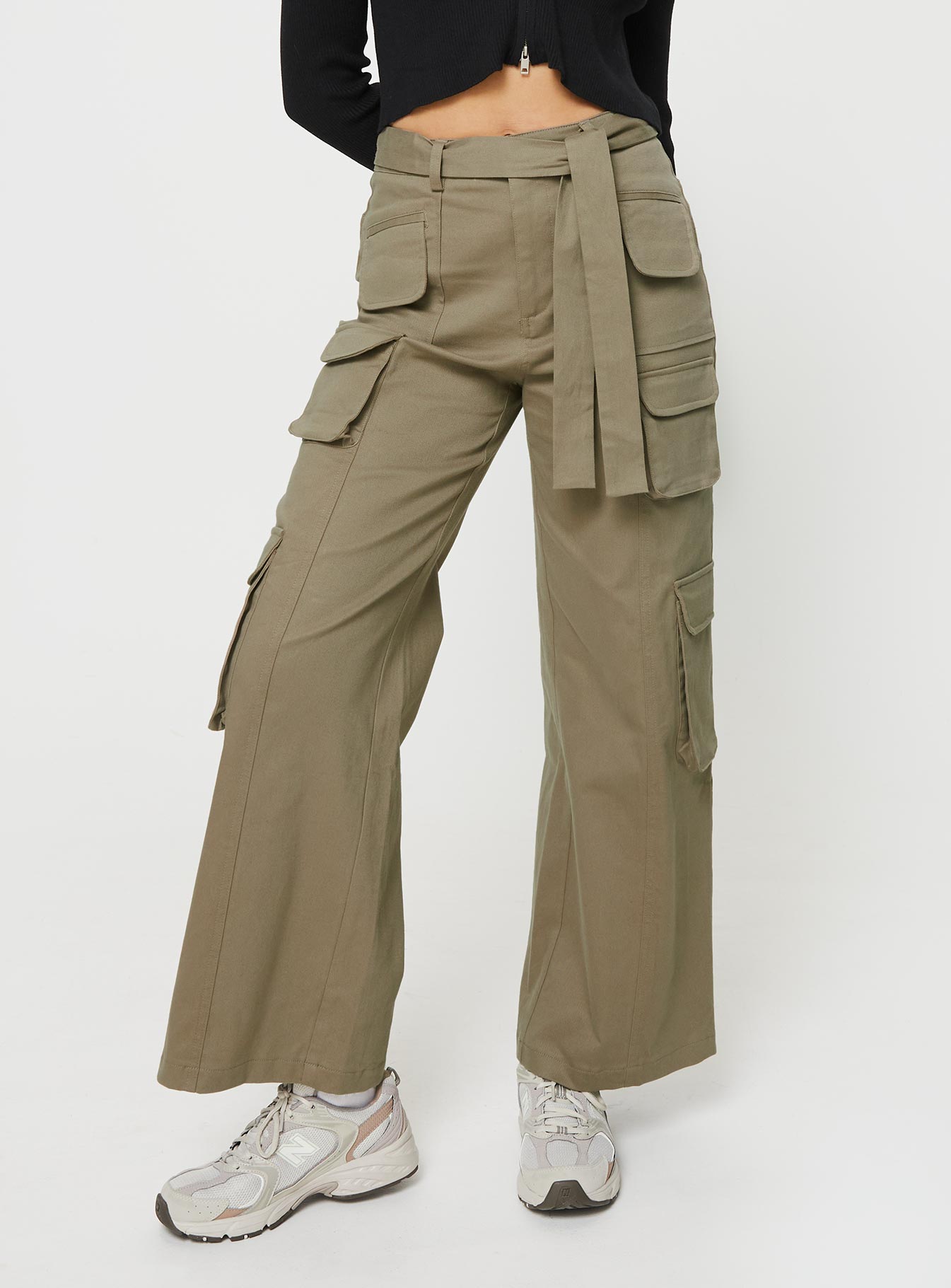 product Princess Polly  Locket Utility Cargo Pants Olive