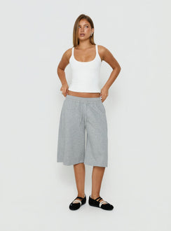 Nikko Longline Fleece Shorts Grey Marle