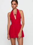 Got Me Started Romper Red