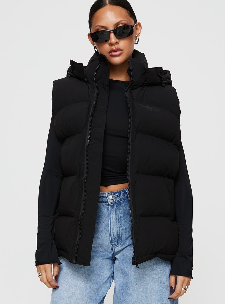 Dream Puff Technical Puffer Vest Black