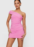 product Princess Polly Asymmetric Neckline  Jexter Mini Dress Pink