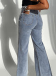 Thearlie High Flare Jean Light Wash