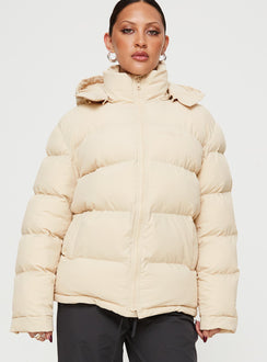 Dream Puff Technical Puffer Jacket Beige