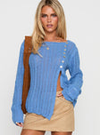 Lenker Knit Jumper Blue