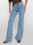 Magic Mirror Mid Rise Bootleg Jeans Ice Wash