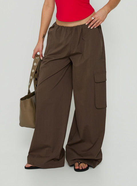 Lunea Concealed Waistband Cargo-Hose Braun