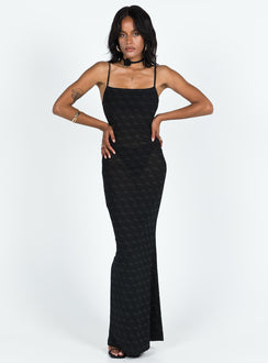 product Princess Polly Square Neck Square Neck  JGR & STN Abbey Maxi Dress Black