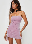 product Princess Polly Square Neck  True Strapless Mini Dress Pink