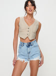 product Anne Denim Shorts Princess Polly Low Rise Shorts 