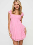 Carlita Mini Dress Pink Petite