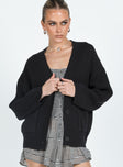 Burke Cardigan Black Princess Polly  regular 