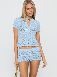 Sun Still Shines Crochet Set Blue