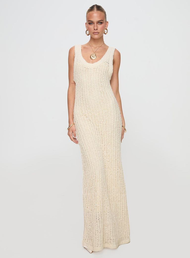 Andiamo Maxi Dress Cream