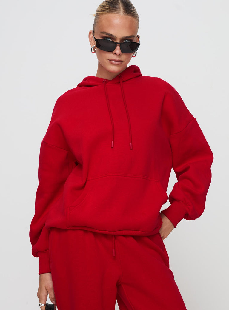 Dream Fleece Classic Hoodie Red