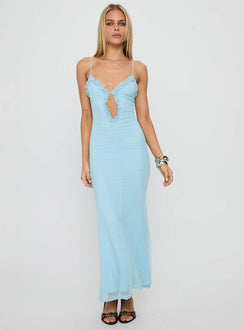 Capisce Maxi Dress Light Blue