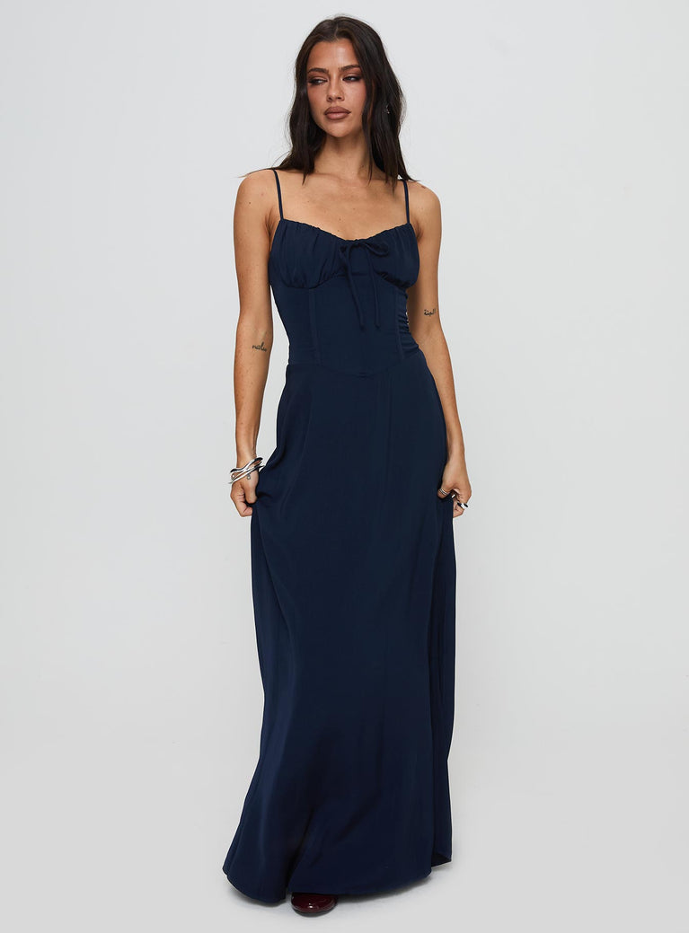 Eleanora Maxi Dress Navy