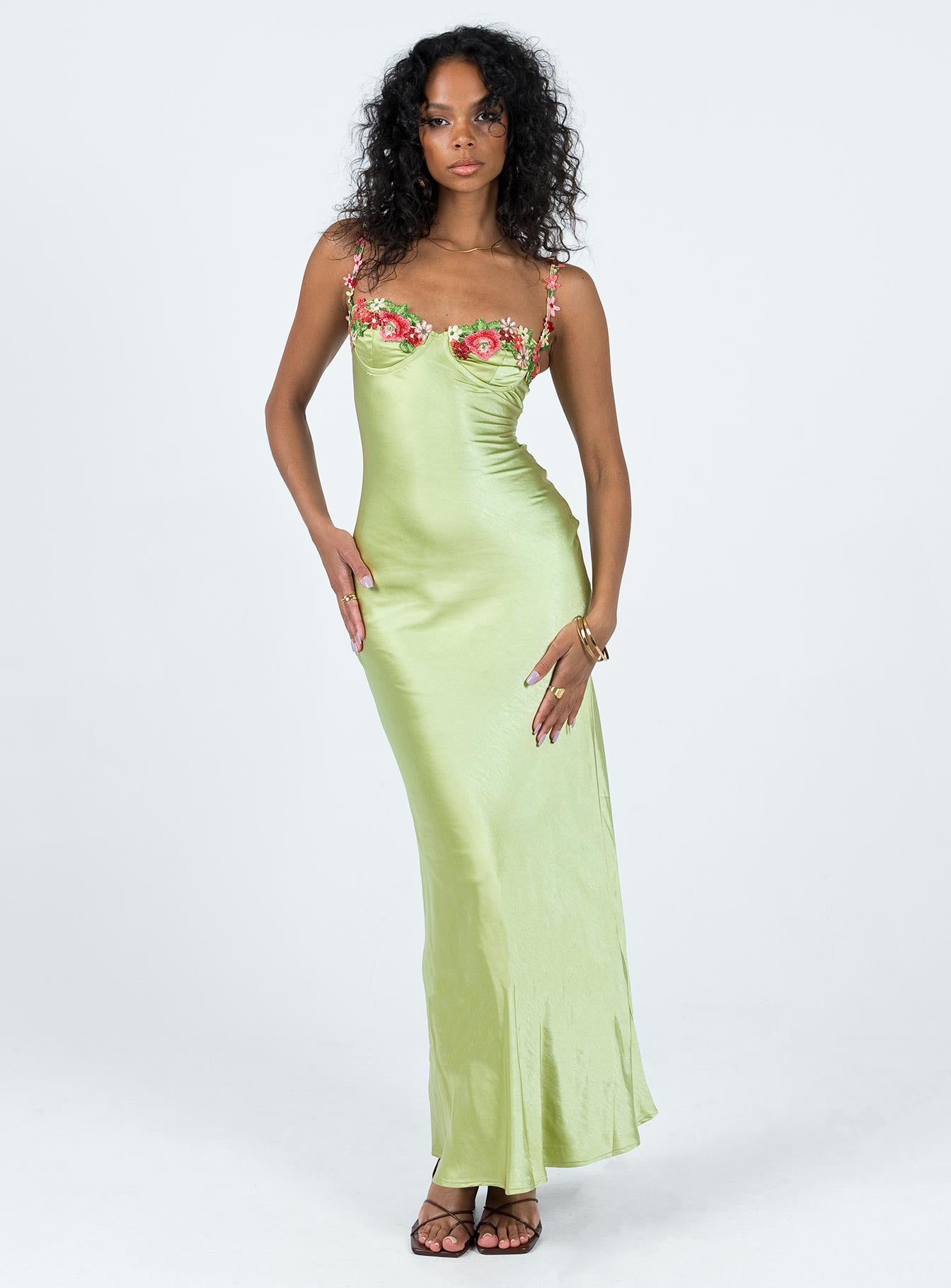 Kenzie Maxi Dress Green Lower Impact