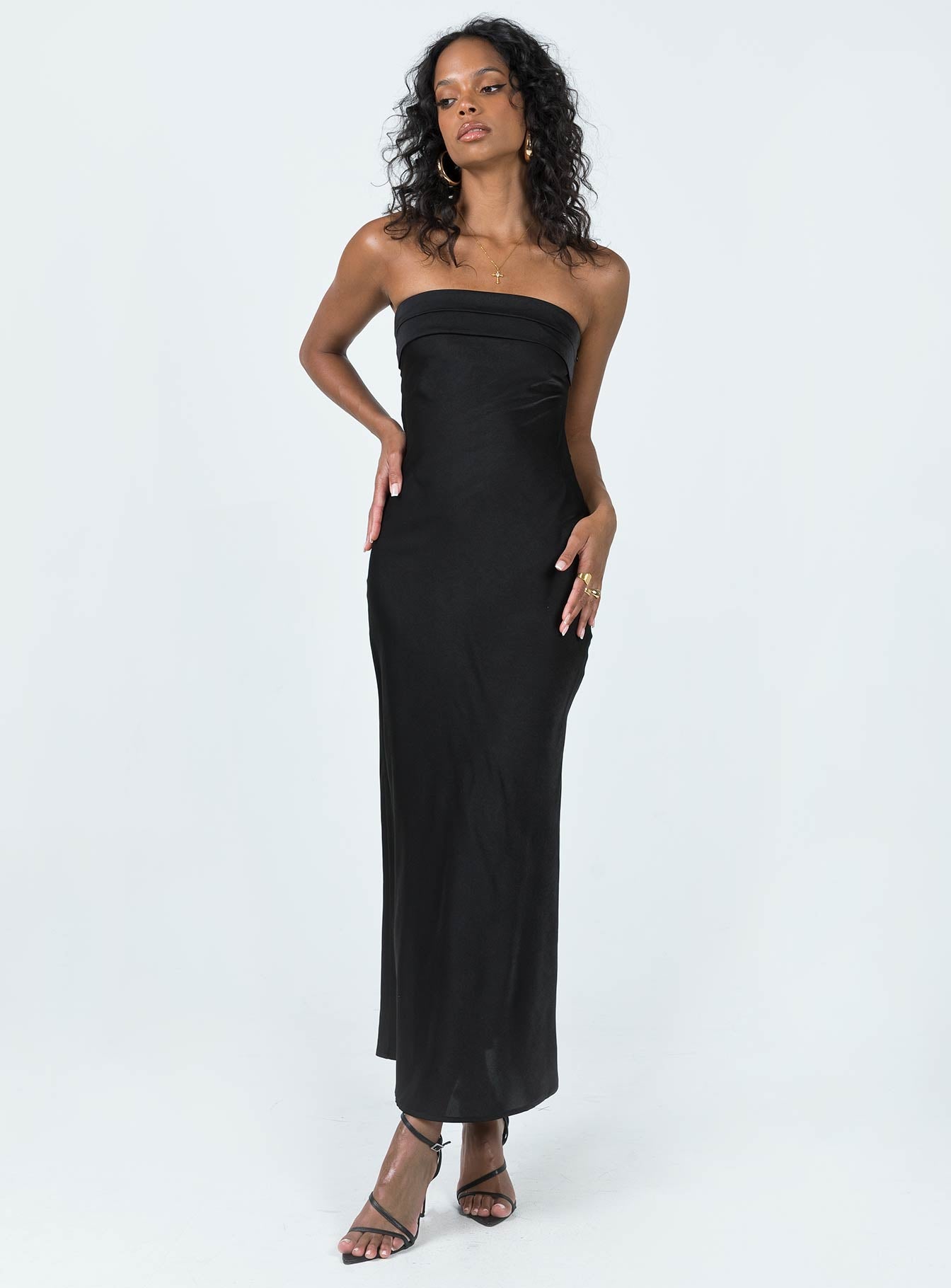 Black hotsell strapless slip