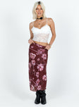 Lassie Midi Skirt Purple Floral Princess Polly  Midi 