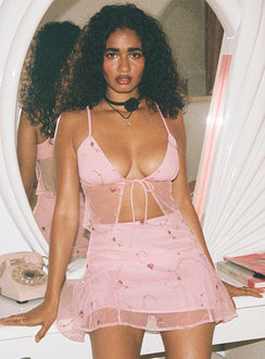 product Rosen Mini Skirt Pink Floral Princess Polly  Mini Skirts 