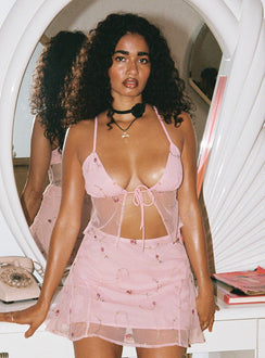 product Princess Polly Sleeveless Square Neck  Rosen Top Pink Floral