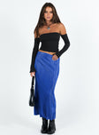 Duke Midi Skirt Blue Princess Polly  Maxi 