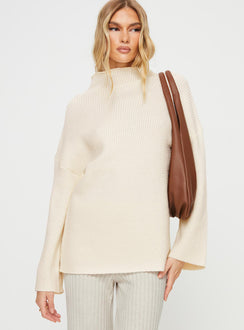 Estevan Sweater Cream Princess Polly  long 