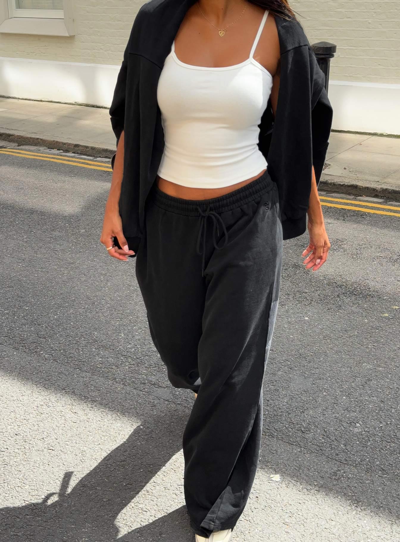 Y2k Sweatpants Baggy Sweatpants And Crop Top All Day Straight Leg