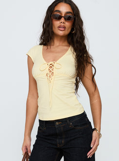 Glide Tie Up Top Butter