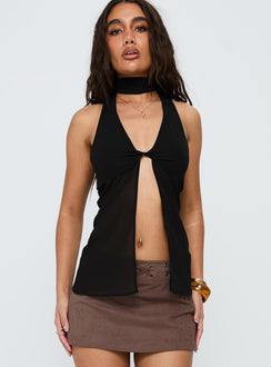 Scarface Tie Top Black