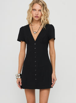 Loveliness Playsuit Black