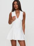 Haworth Mini Dress White