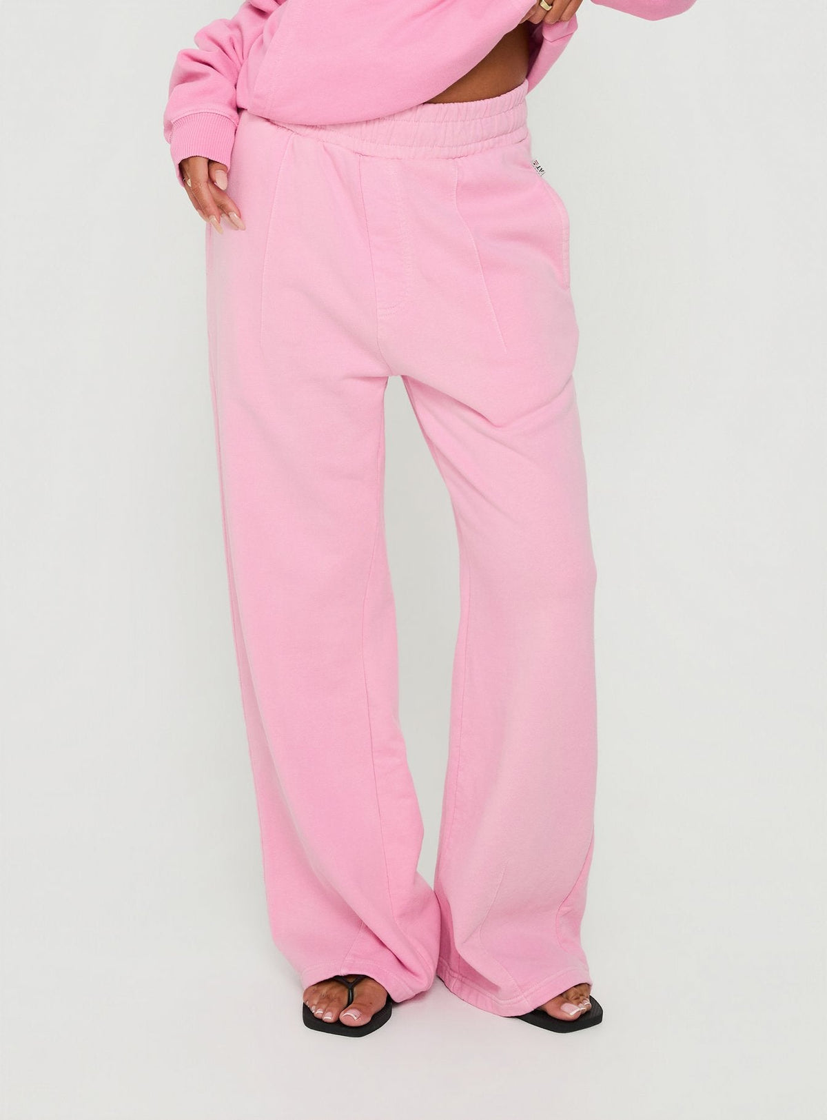 AT Fleece Baggy Sweatpant Washed Pink